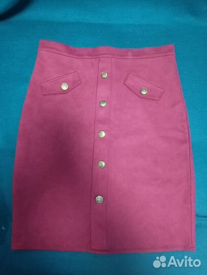 Юбка кожаная 42-44 р