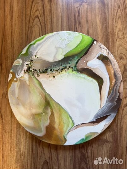 Интерьерная картина абстракция fluid art