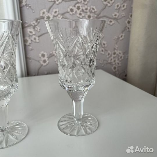 Бокалы хрустальные