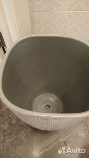 Кашпо керамическое,напольное, новое