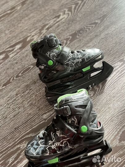 Коньки ледовые раздвижные NordWay