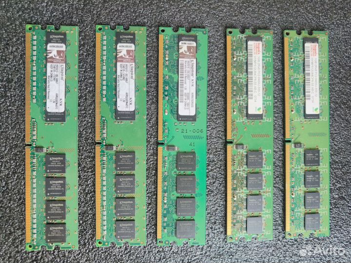 Оперативная память ddr2 плашки по 1gb и 2gb