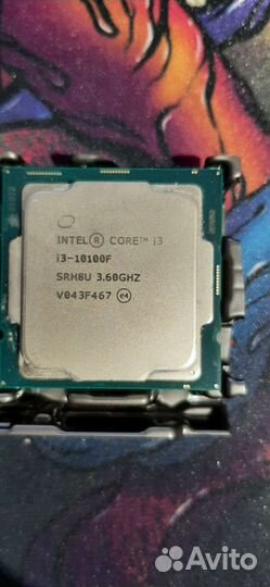 Процессор intel core i3 10100f
