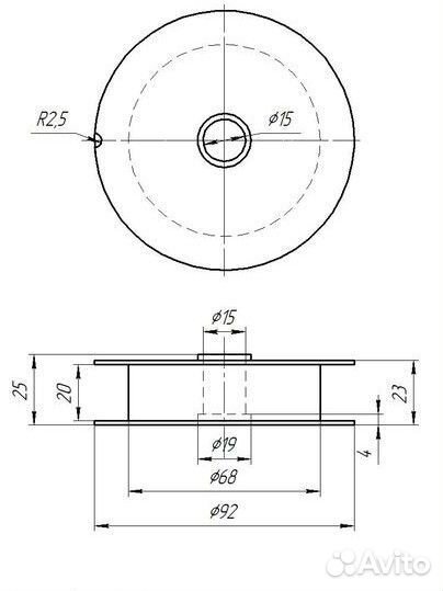 Катушки пластиковые для намотки