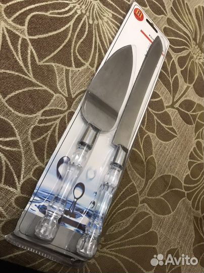 Нож и лопатка для торта