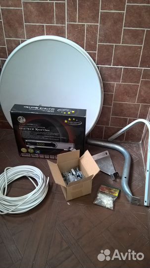 Новая спутниковая антенна+ресивер Golden Interstar