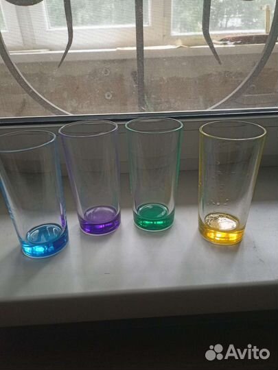 Стаканы стекло 4шт
