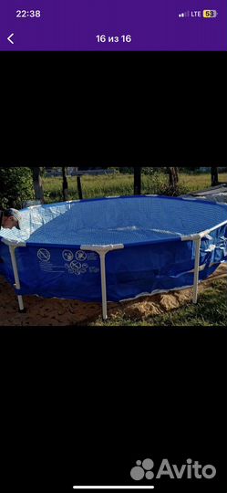 Каркасный бассейн intex