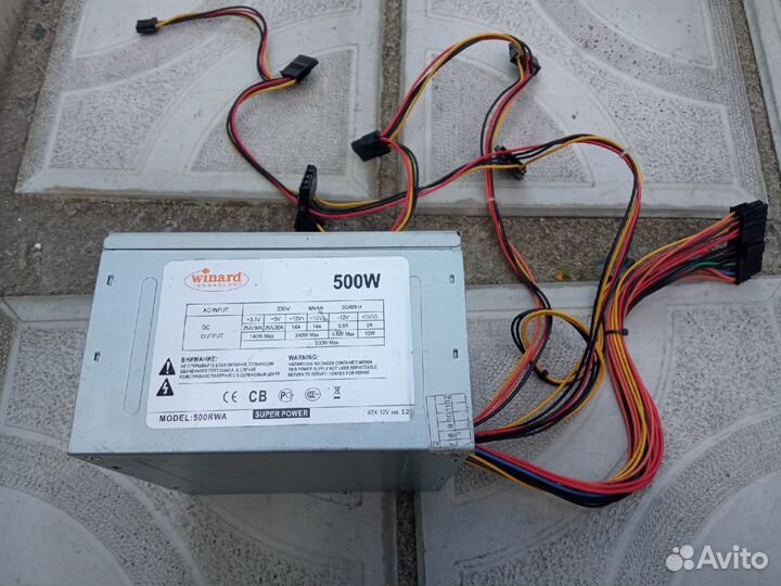 Блоки питания ATX рабочие для пк 300w 350w 400w