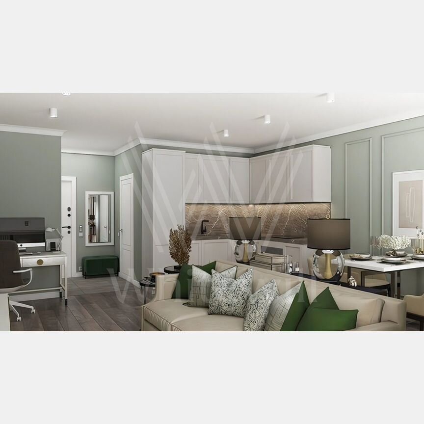 Апартаменты-студия, 24,6 м², 9/23 эт.