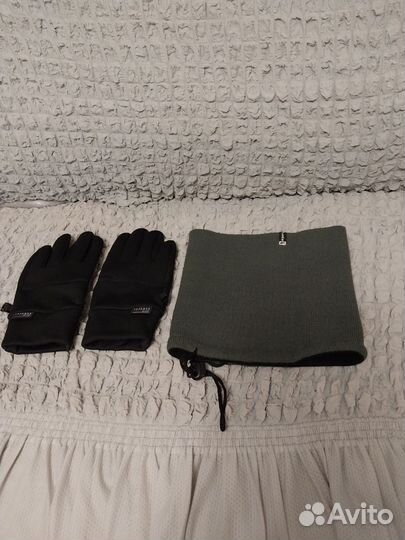 Шарф-Манишка, перчатки