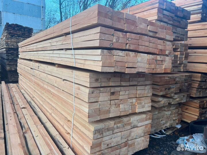 Доска обрезная 50х150х6000мм 1 сорт ГОСТ