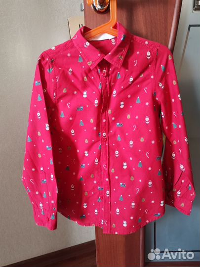 Рубашка на мальчика 116