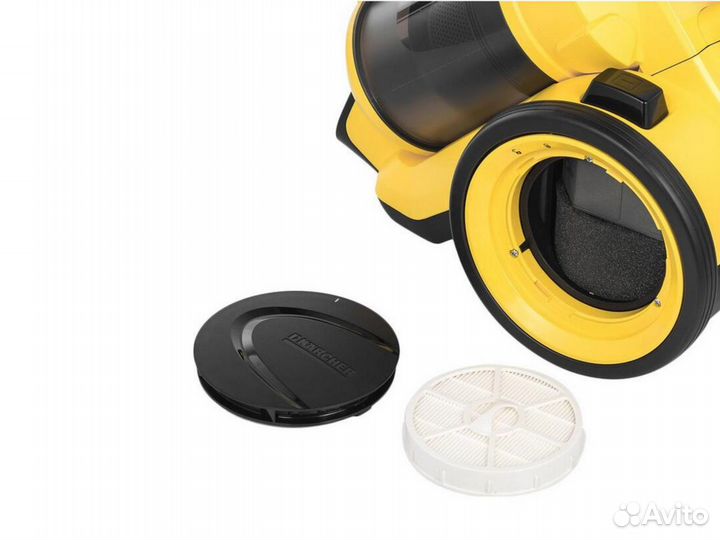 Желтый пылесос Karcher VC3 - по частям