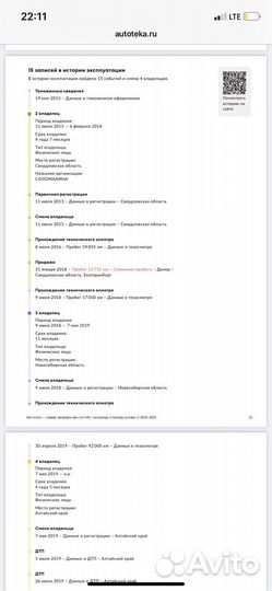 Подробный отчет автотеки