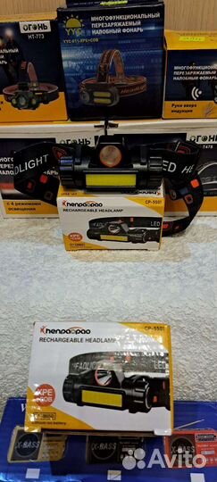 Налобный фонарь акб