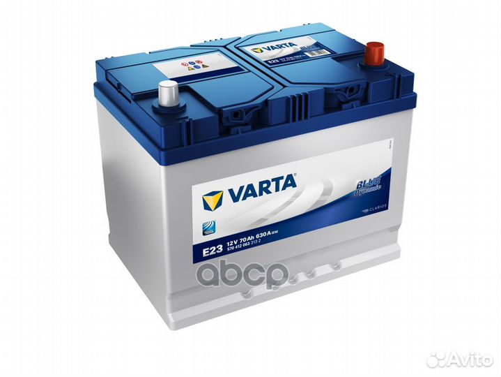 Аккумулятор varta Blue Dynamic asia 70 А/ч Обра
