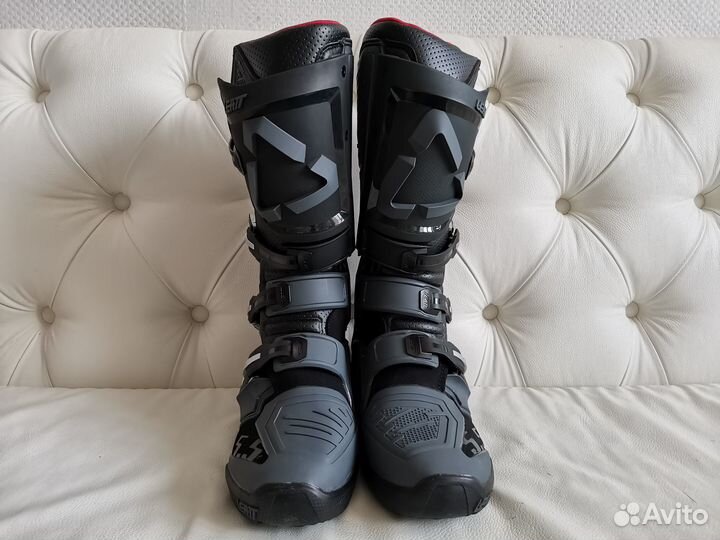 Мотоботы Leatt 5.5 FlexLock enduro Серо-черный