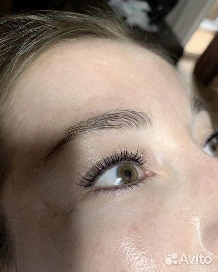 Ламинирование + ботокс ресниц и бровей