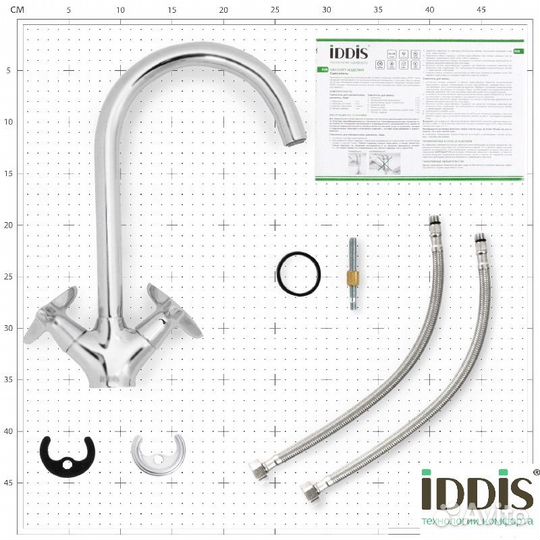 Смеситель для кухни iddis copsbj0i05 Хром