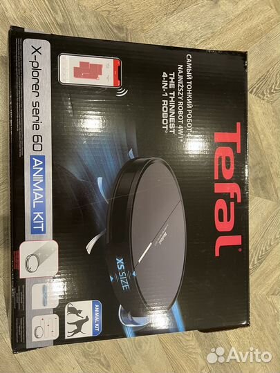 Tefal x-plorer serie 60 робот пылесос