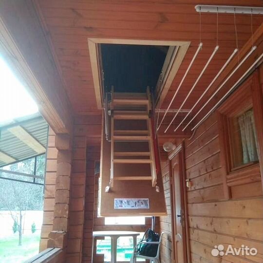 Чердачная лестница с люком