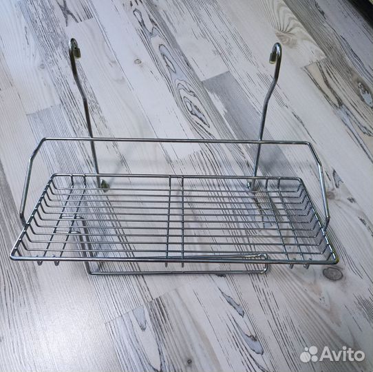 Полка с держателем полотенец на рейлинг