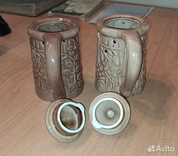 Две кружки Напейся- не облейся, керамика