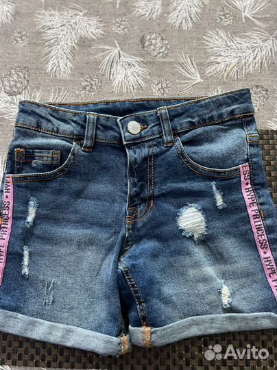 Джинсовые шорты для девочки
