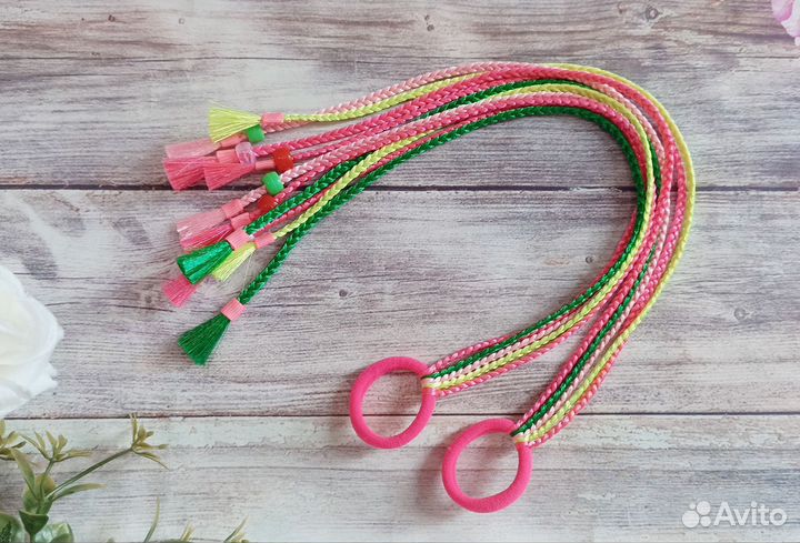 Резинки косички