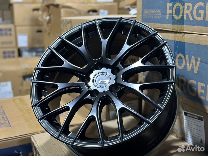 R17 5x108 ADV1 Matt Black