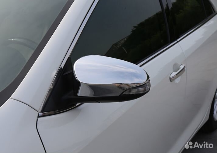 Хром накладки на зеркала Toyota Camry ASV50 2012