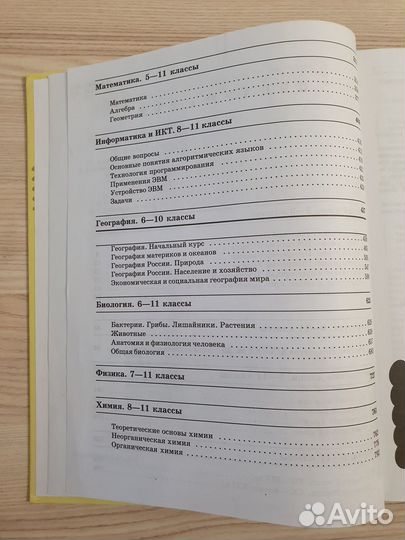 Краткий справочник школьника