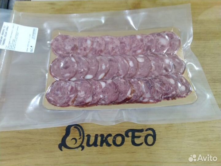 Колбаса из лося с кабаном по-краковски (нарезка)