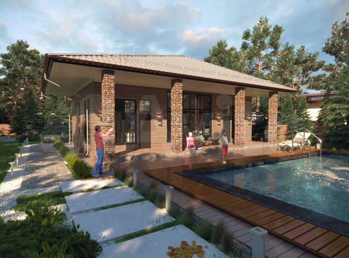 Дом 220 м² на участке 34,2 сот.