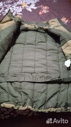 Бушлат с ватниками мужская мох