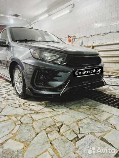 Сплиттер губа на бампер LADA