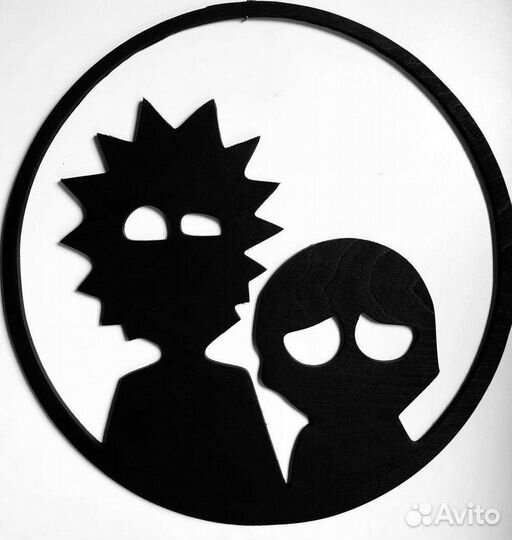 Панно на стену Рик и Морти