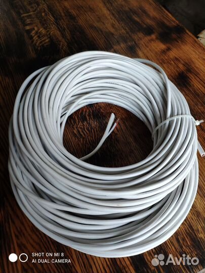 Кабель видеонаблюдения КВК 2х0,75