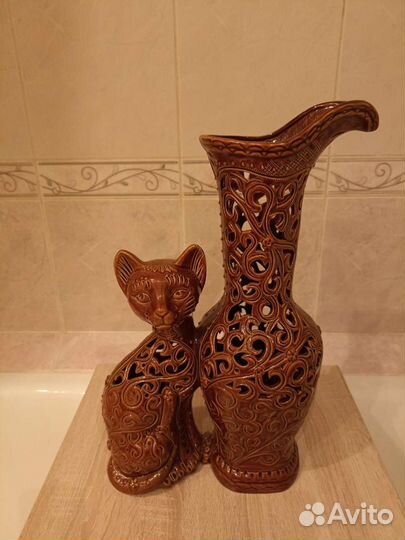 Ваза для цветов ручной работы