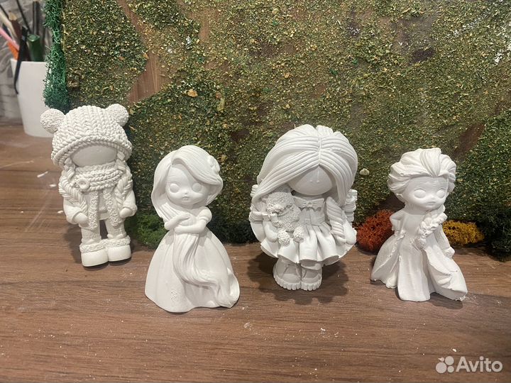 Гипсовые фигурки для раскрашивания