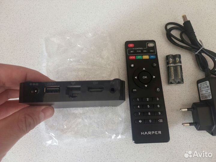 SMART tv приставка Harper Amlogic S905W WiFi+RJ45