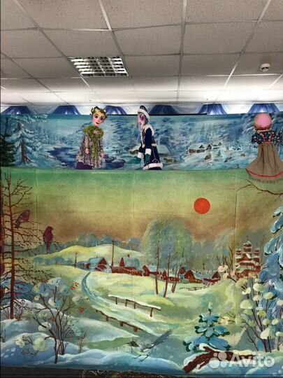 Кукольный театр выездной на праздники, дни рождени