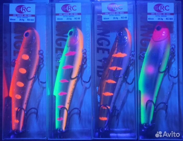 Раттлины 4шт BassDay Range vib 90 mm 28 гр