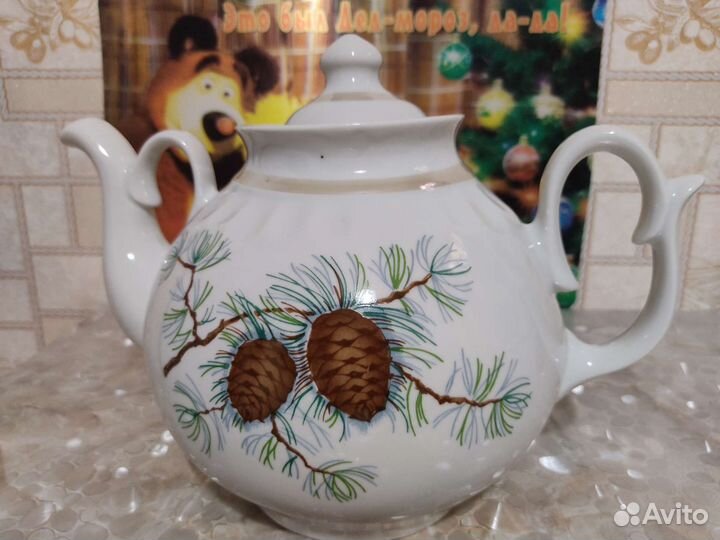 Фарфоровый чайник, сливочник СССР, кружка