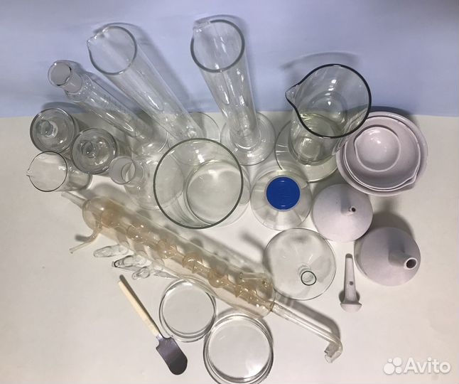 Химическая лабораторная посуда и термометры СССР