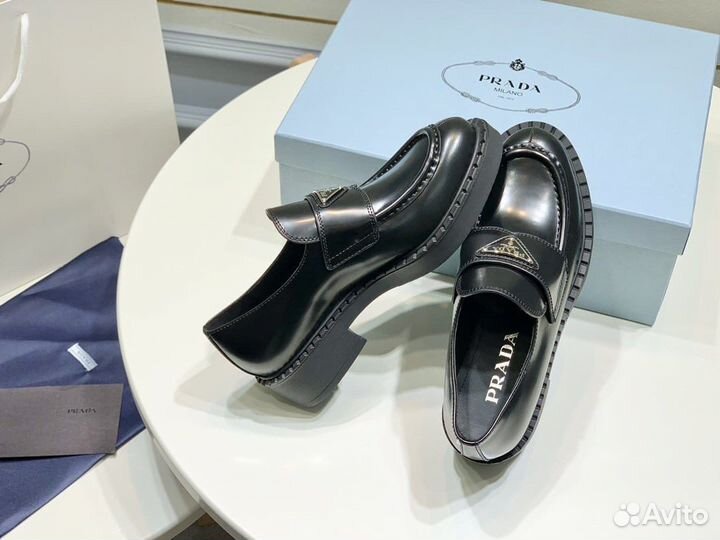 Prada лоферы женские 36,37,38,39,40,41