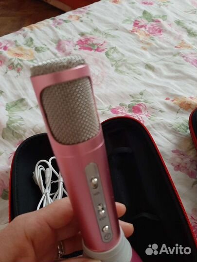 Два микрофона беспроводных караоке