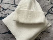 Женский шарф и шапка демисезонная
