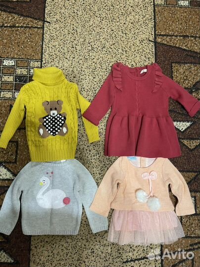 Платья, кофты, свитер на девочку